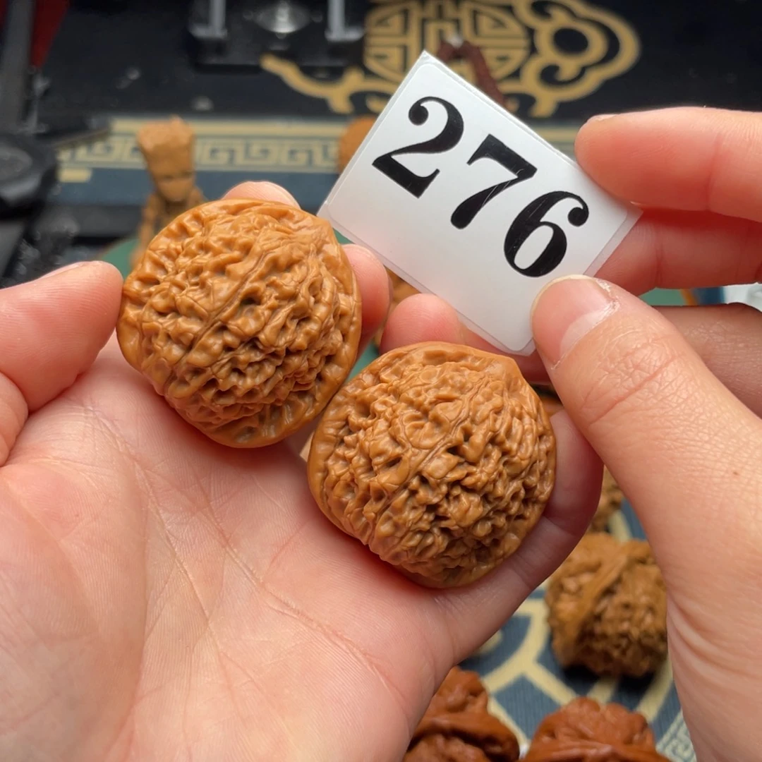 文玩核桃吊坠37莲花276号