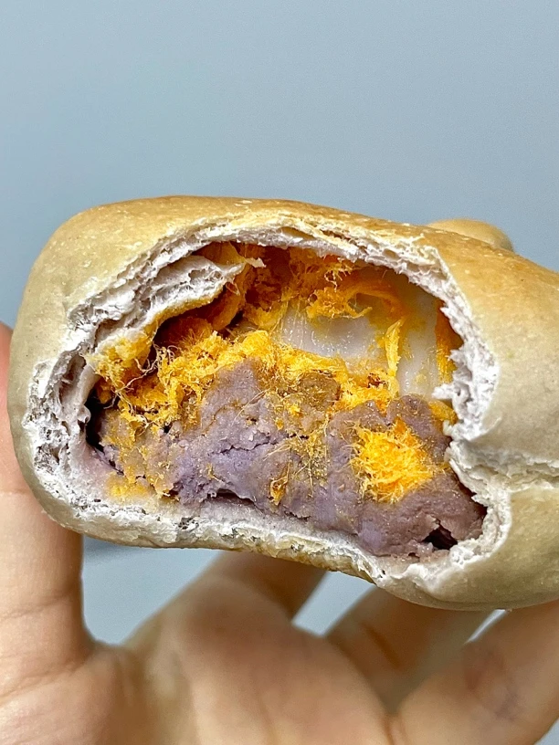 芋泥麻薯肉松贝果100g/左右健康早餐代餐下午茶必备解馋零食必囤