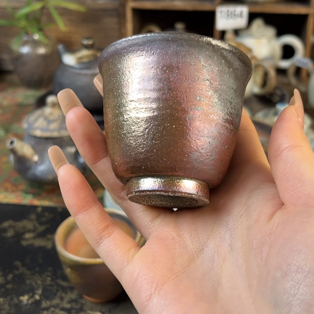 杯?****生柴烧茶器主人杯