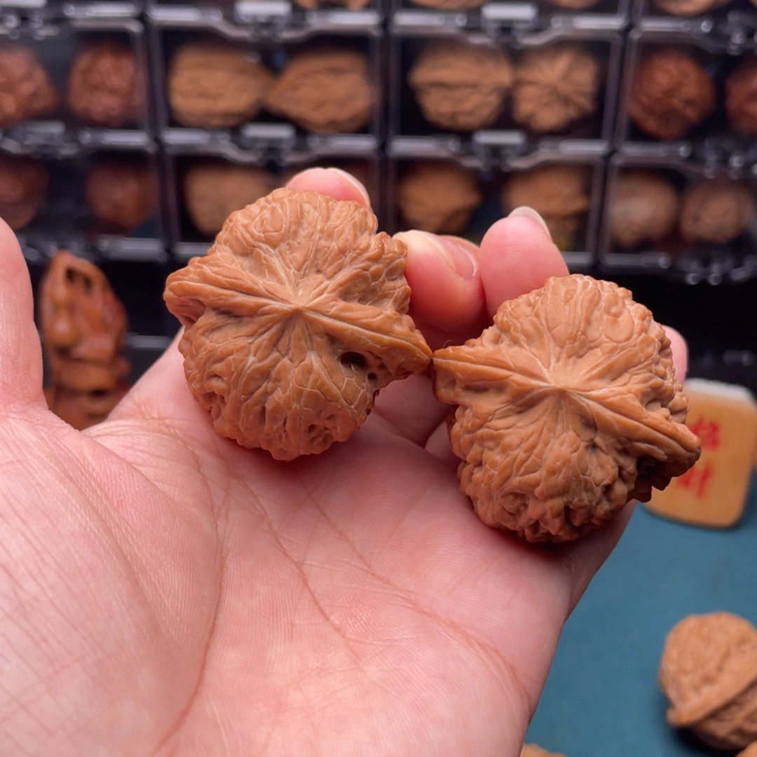 吊坠文玩核桃41全品平谷凹底