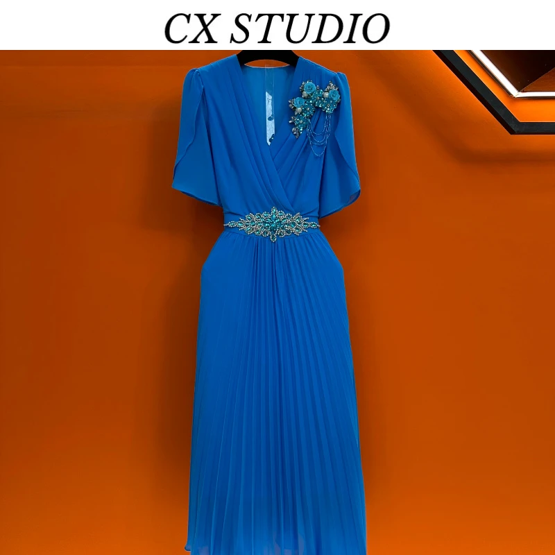 QC[YC]编码49 经典收腰轻奢时尚春夏季连衣裙（定制女装）TG859