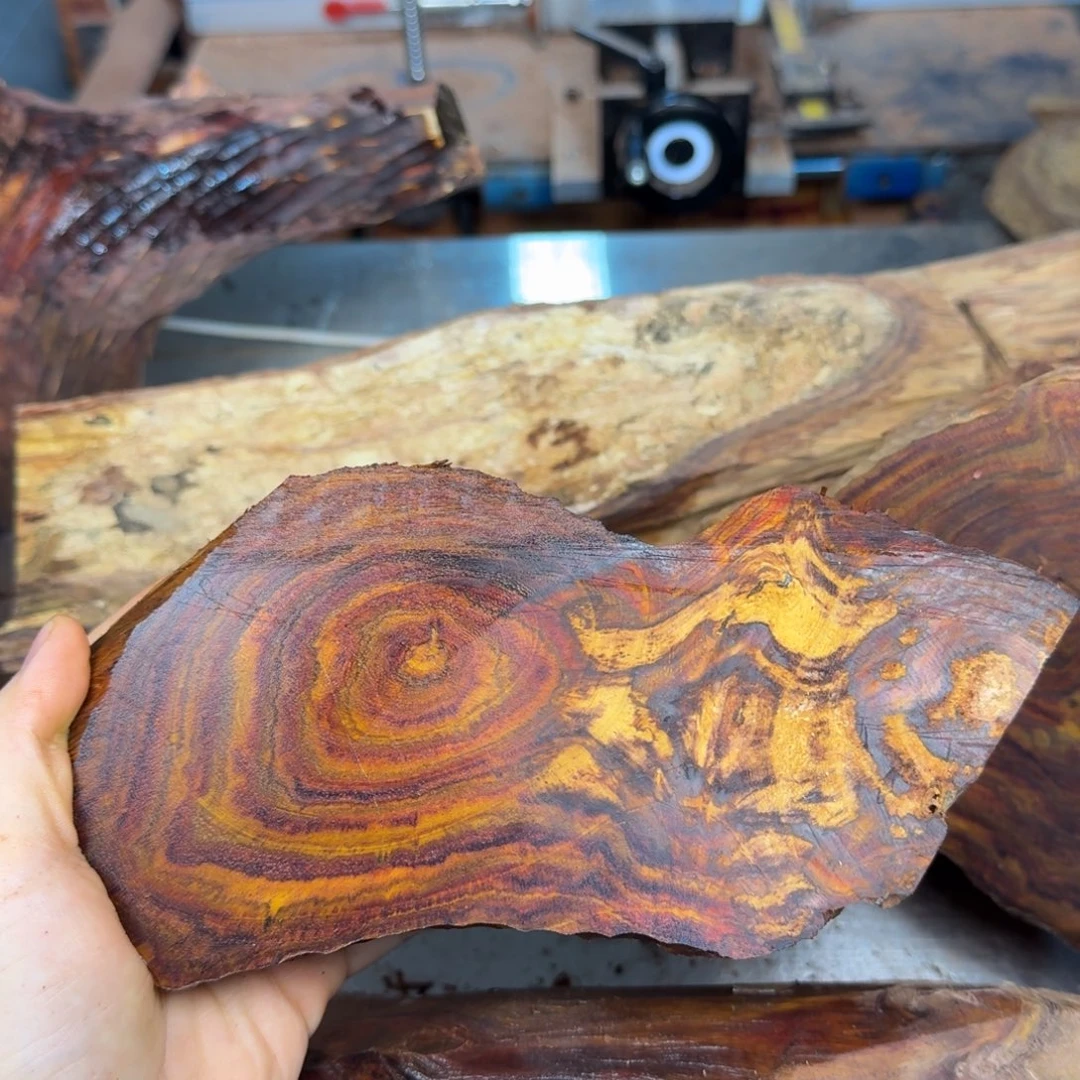 无***声黄花梨/降香黄檀打磨抛光