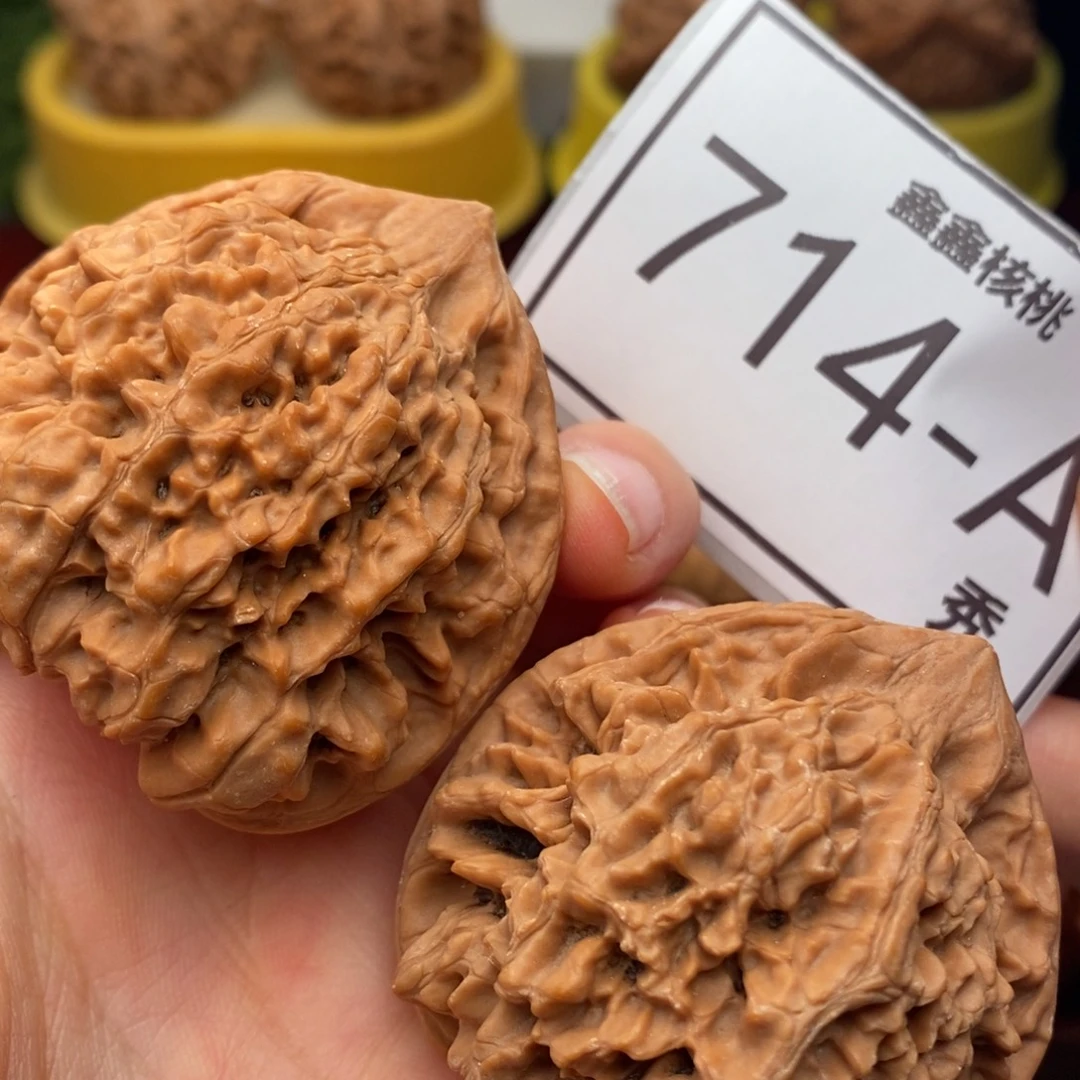 文玩核桃把件官帽47……