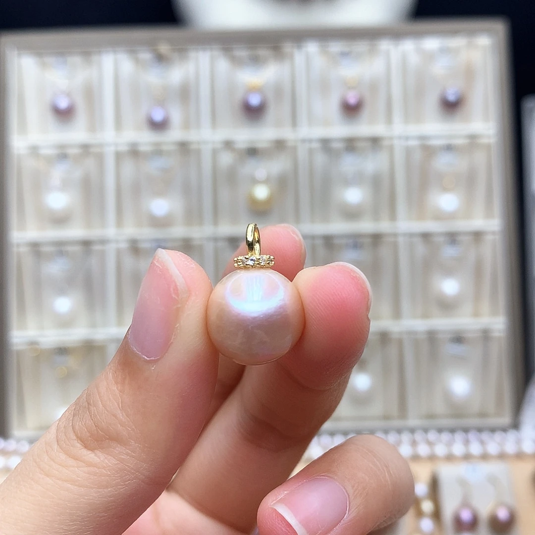颈饰合金淡水珍珠