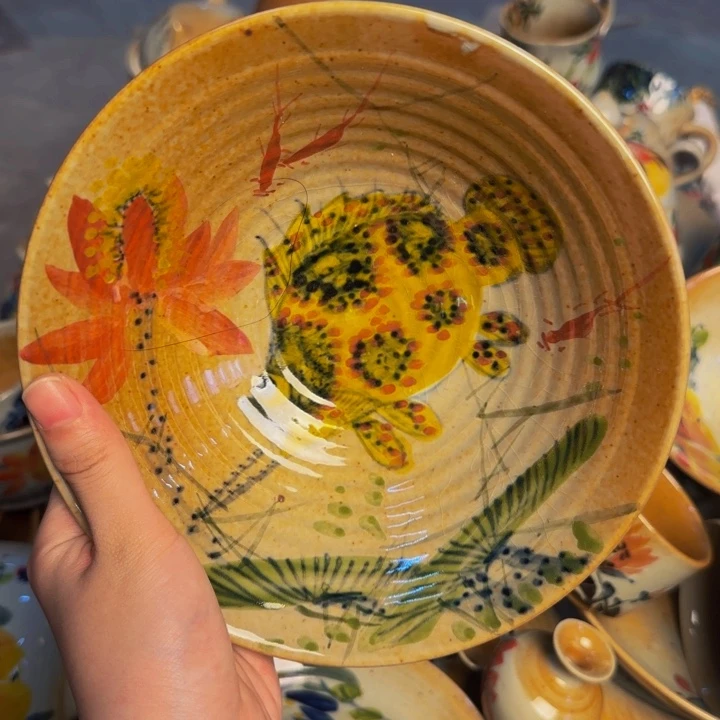 瓷片景德镇陶瓷手工手绘