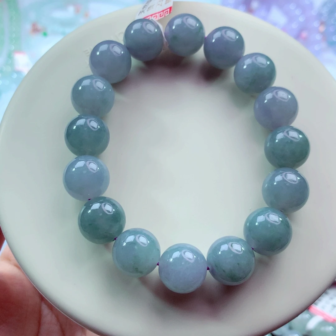 翡翠未镶嵌手链卡12.5