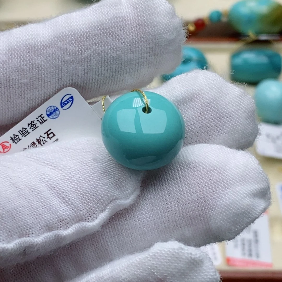 未镶嵌绿松石珠宝奇石精**人