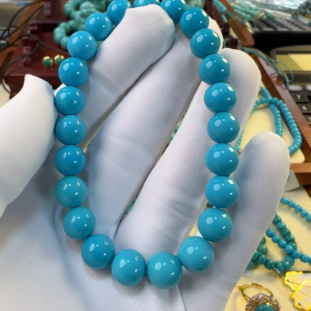 绿松石未镶嵌手串8mm 5625