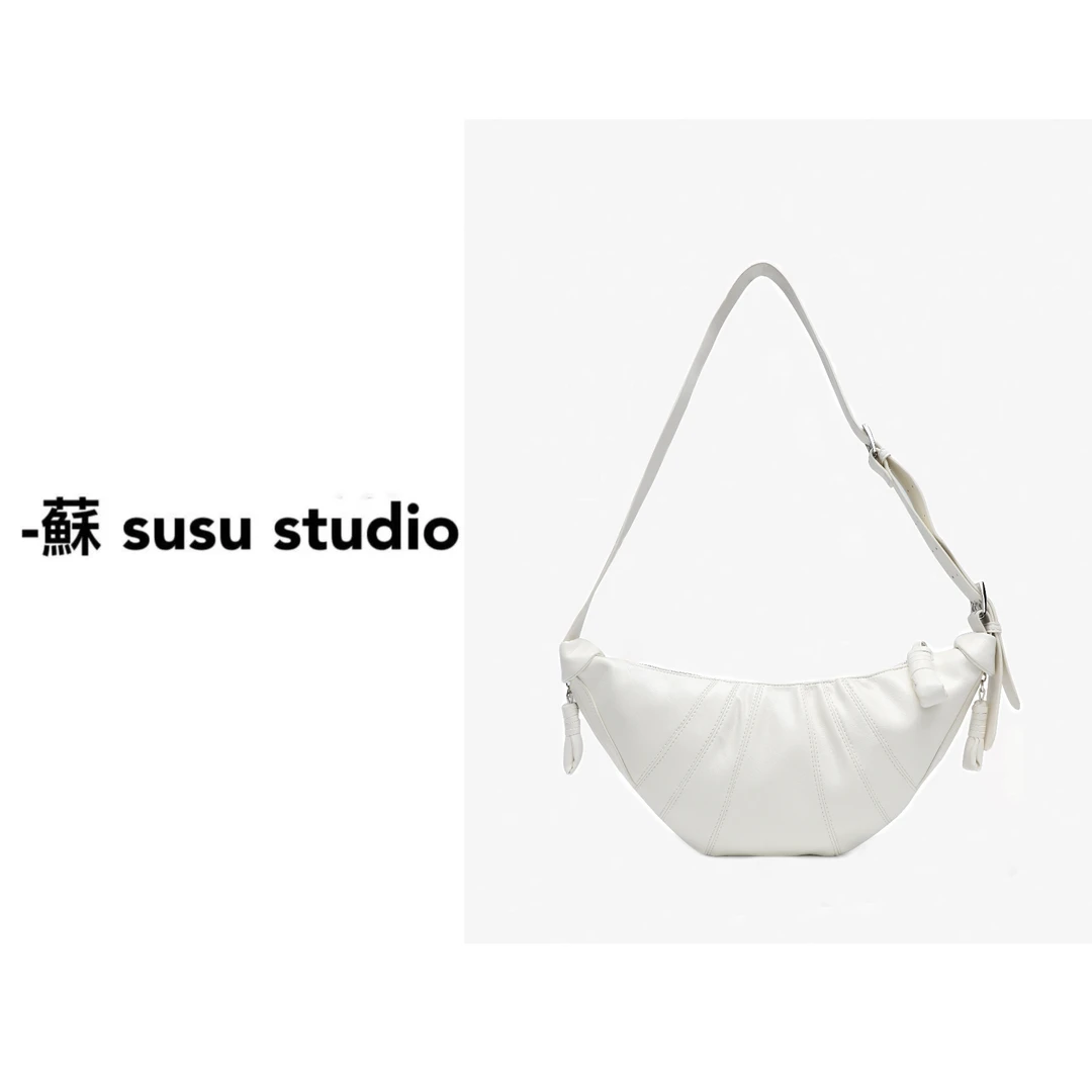 2025春季新款女士饺子包手提斜挎包