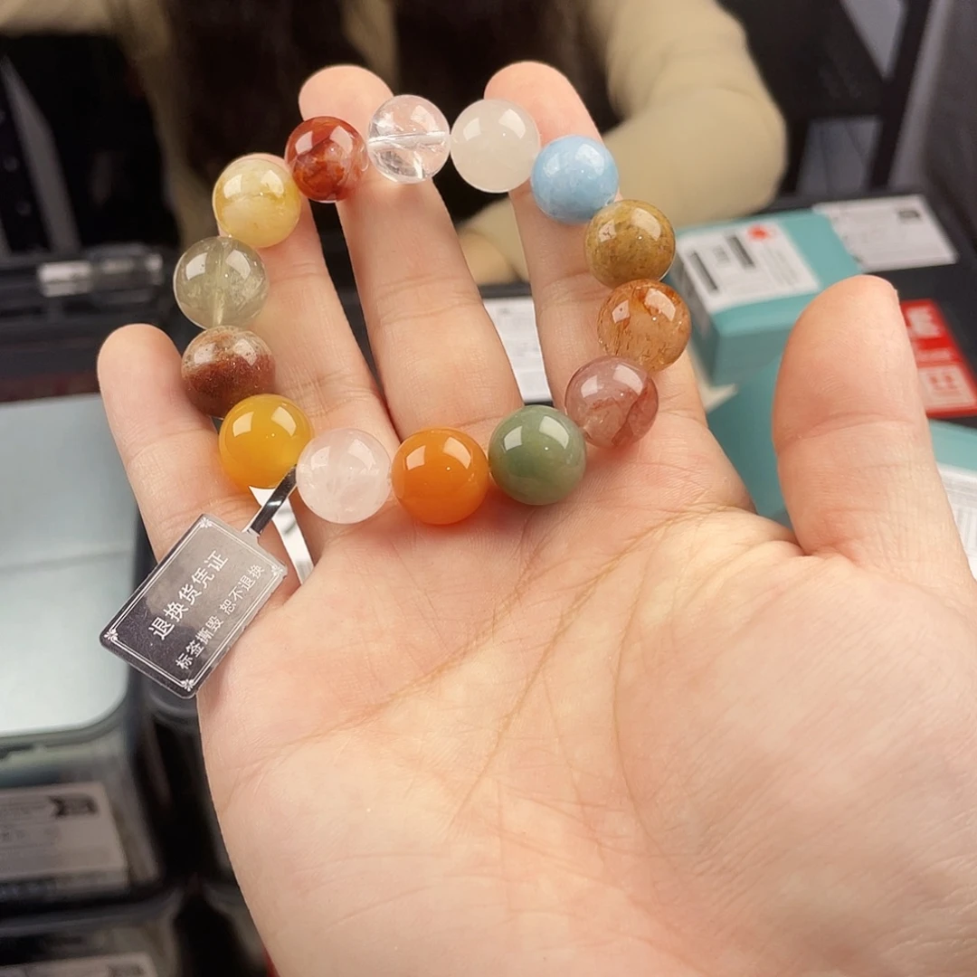 水晶手链银S925镶嵌