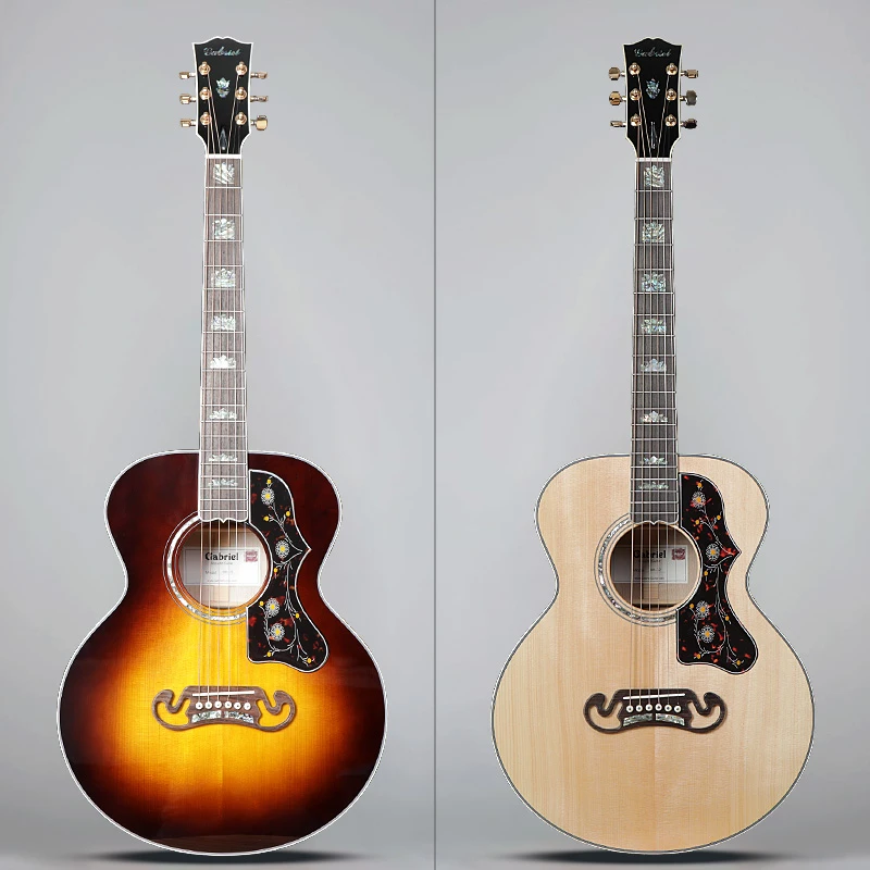 Gabriel/加百列38寸旅行民谣电箱木吉他全单弹唱parlor吉他 GR-72