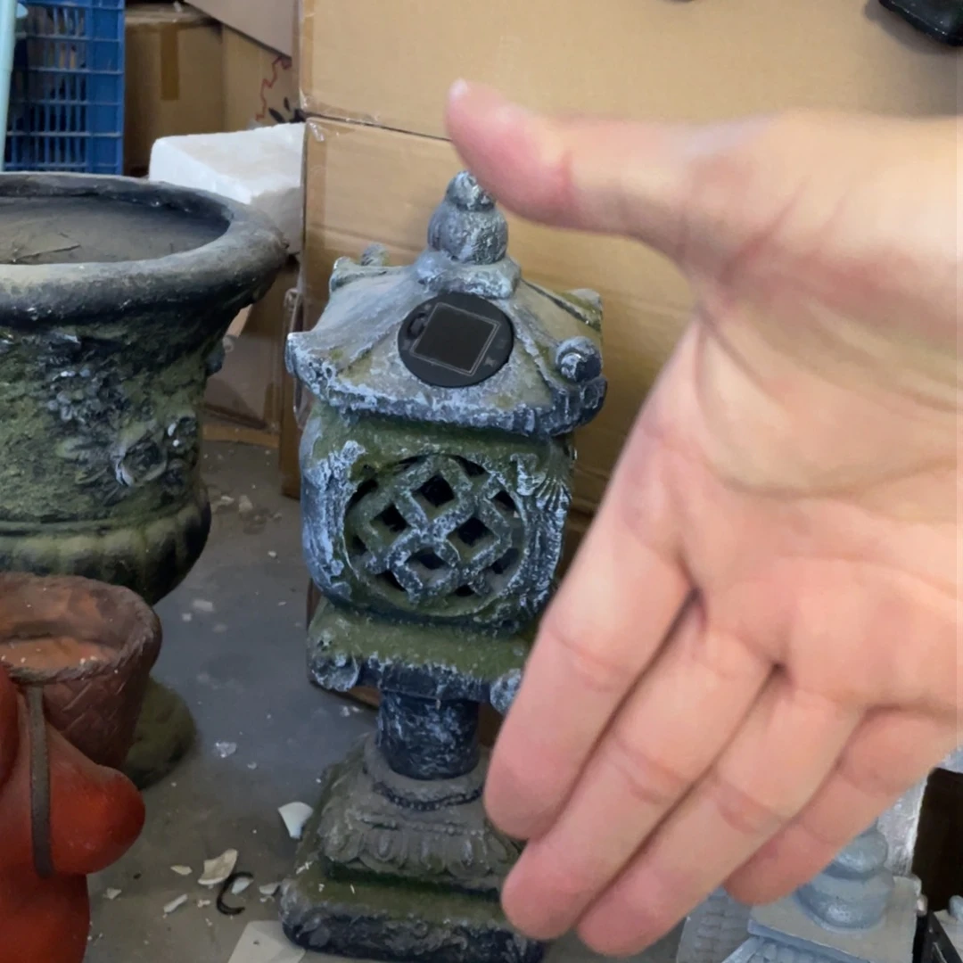 【闪购商品】氧化镁青苔宫灯两个一套