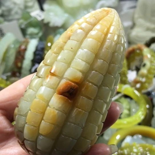 岫玉未镶嵌手把手把