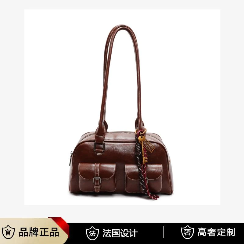 【长28CM宽11CM高15CM】高级感2025复古单肩包上班通勤腋下包Y3610