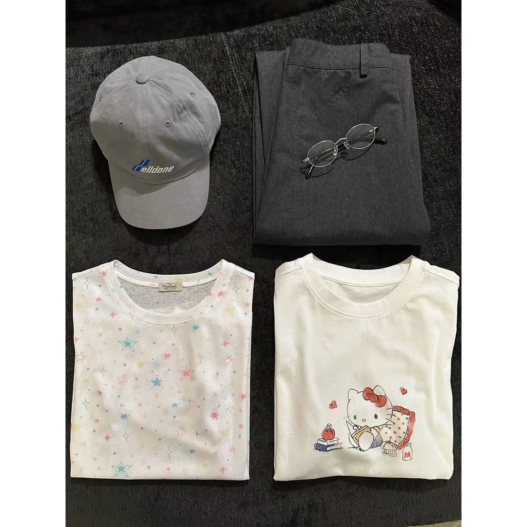 bala&mangosteen 韩代 浅春百搭满天星长袖 T 2025ss