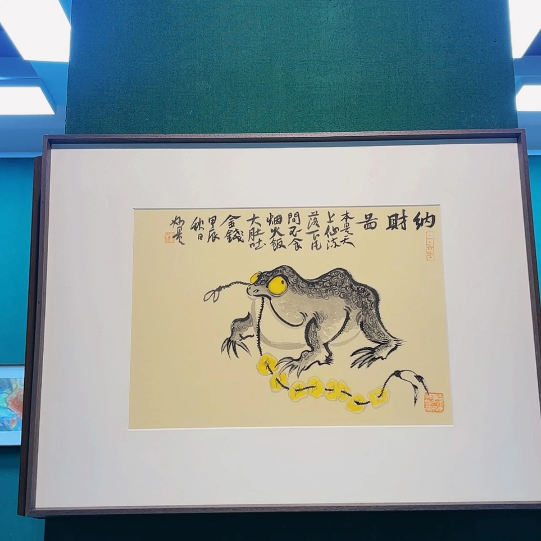 【闪购商品】国画董亮带框精装裱