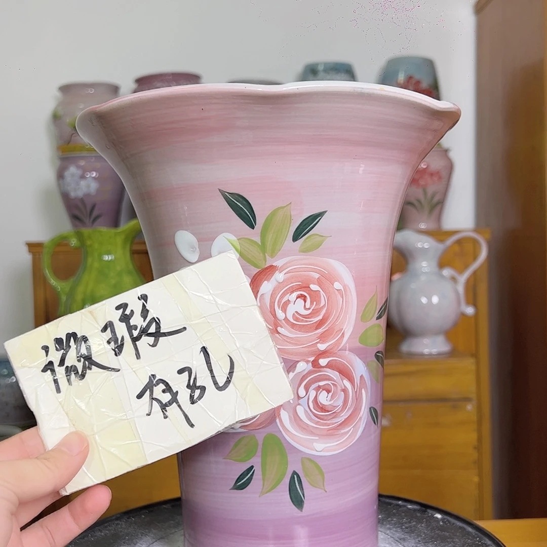 景德镇陶瓷花盆花器瑕258