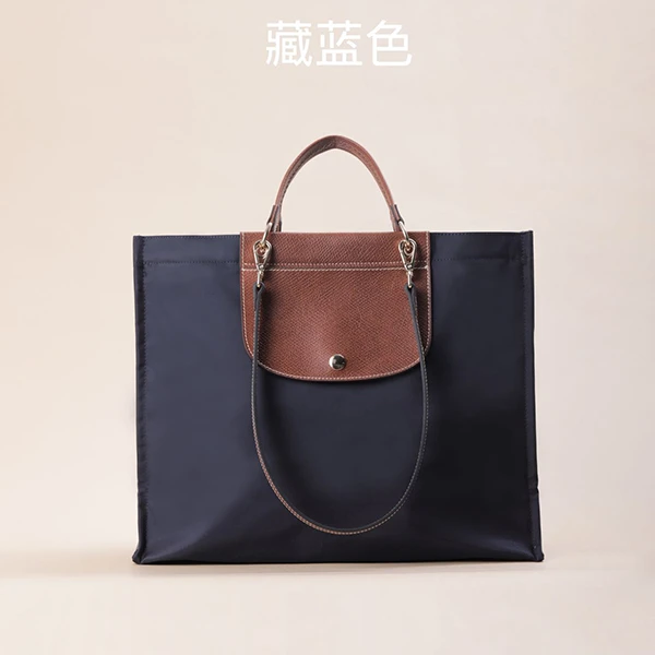 尼龙手提托特包单肩包 拉链摁扣设计时尚休闲女士简约通勤新款