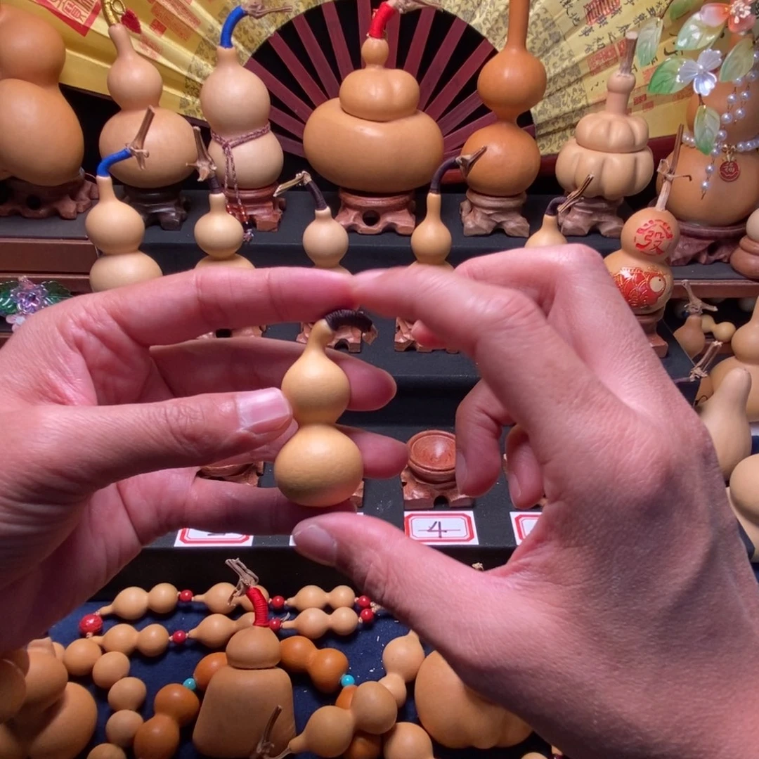 你***萌手把件盘玩小葫芦