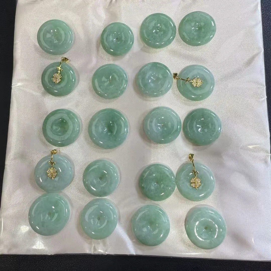 天然A货翡翠平安扣吊坠-f002-多样性发一