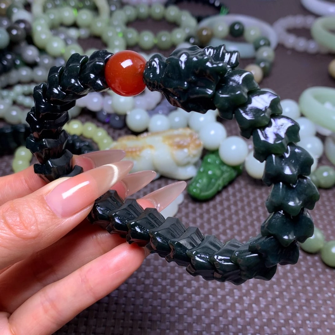 未镶嵌手串和田玉卡16