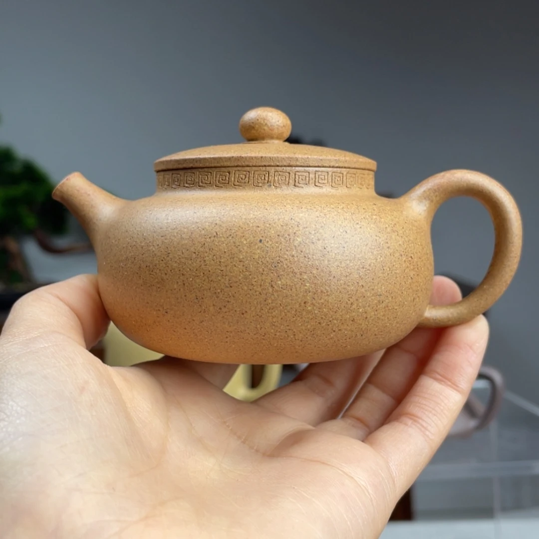 【闪购商品】紫砂茶壶为****?金黄段共生矿平安容量150cc
