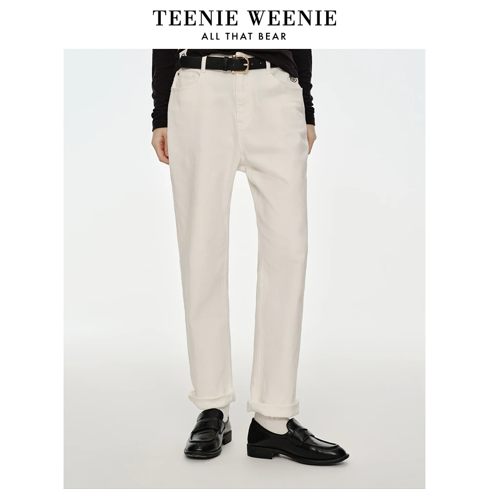 【达人专属】TeenieWeenie小熊24时髦修腿烟管裤牛仔裤TTTJ248910I