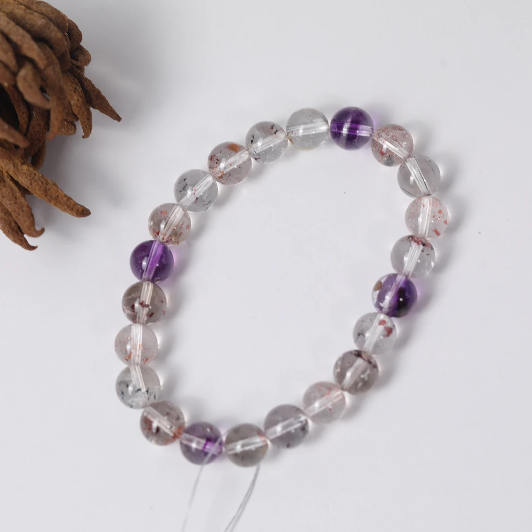 【于同学】精品超七水晶手串8.5mm+约19.0g 660510-035