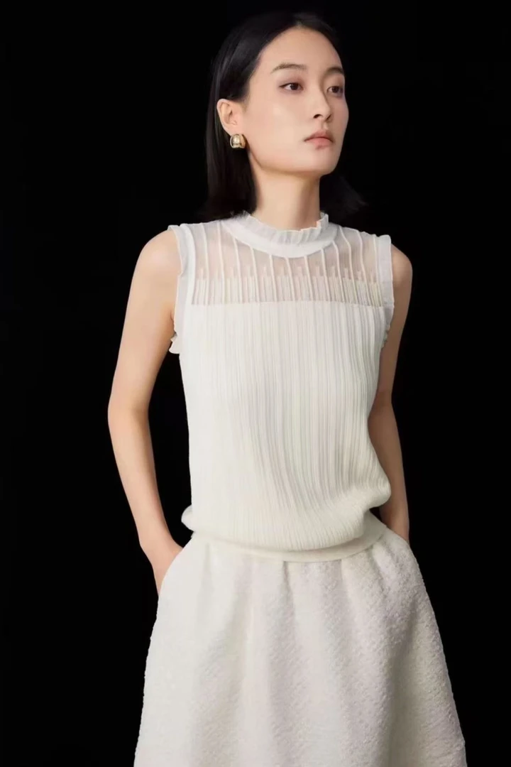 背心女士修身打底薄款女百搭宽松63374