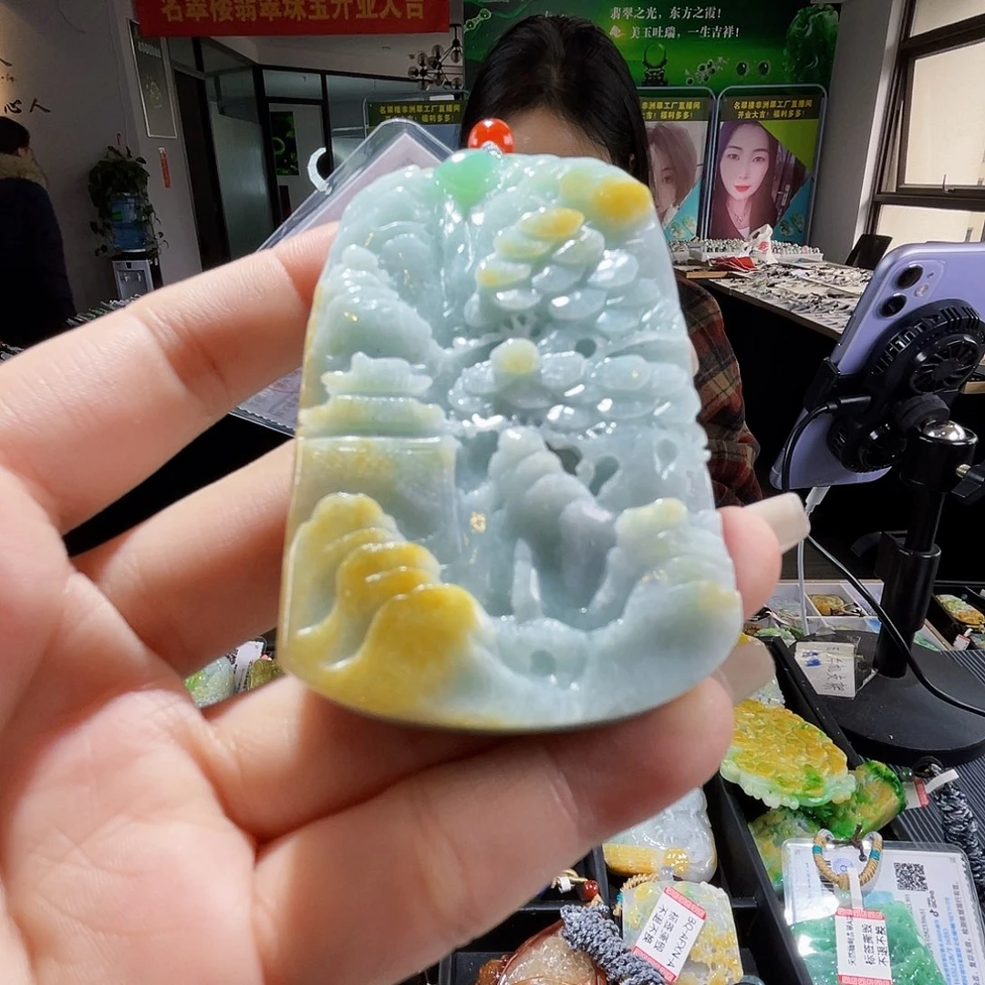 颈饰未镶嵌翡翠一