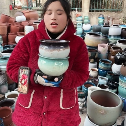 口19高12瑕疵盆子