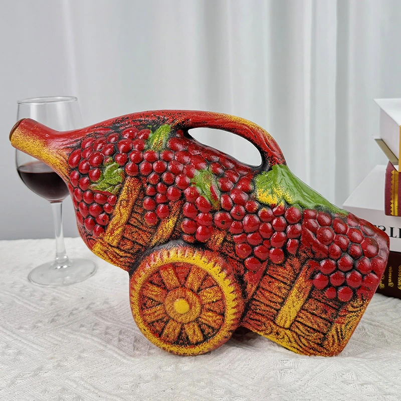 【格鲁吉亚原瓶进口】维尔兹萨别拉维陶罐干红葡萄酒12.5%vol 1.5升