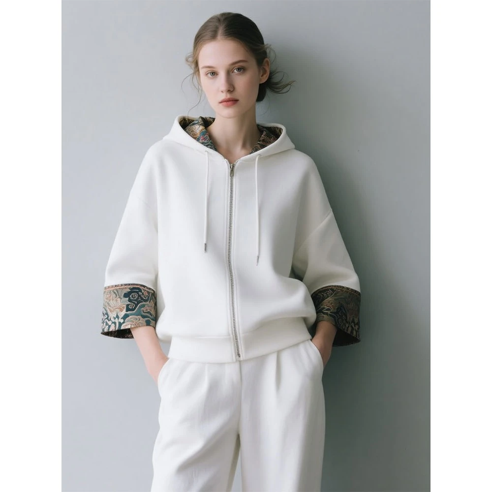 新中式女装国风套装休闲运动宽松卫衣外套上衣裤子两件套2025新款