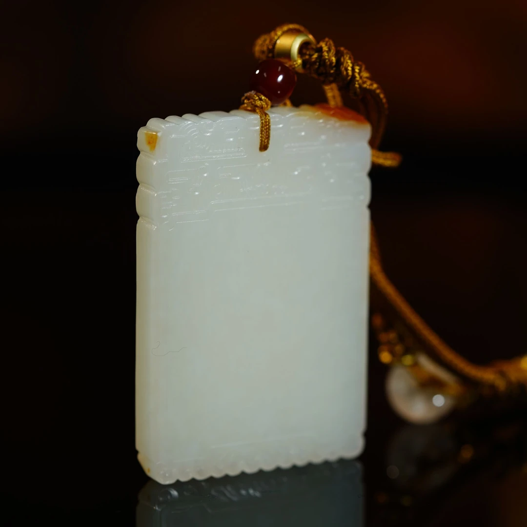 和田白玉子冈无事牌 71.55g L251027025