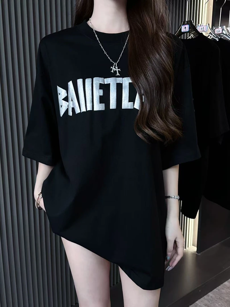 【7号链接-胶带】2025春夏限定男女宽松百搭T恤#W001