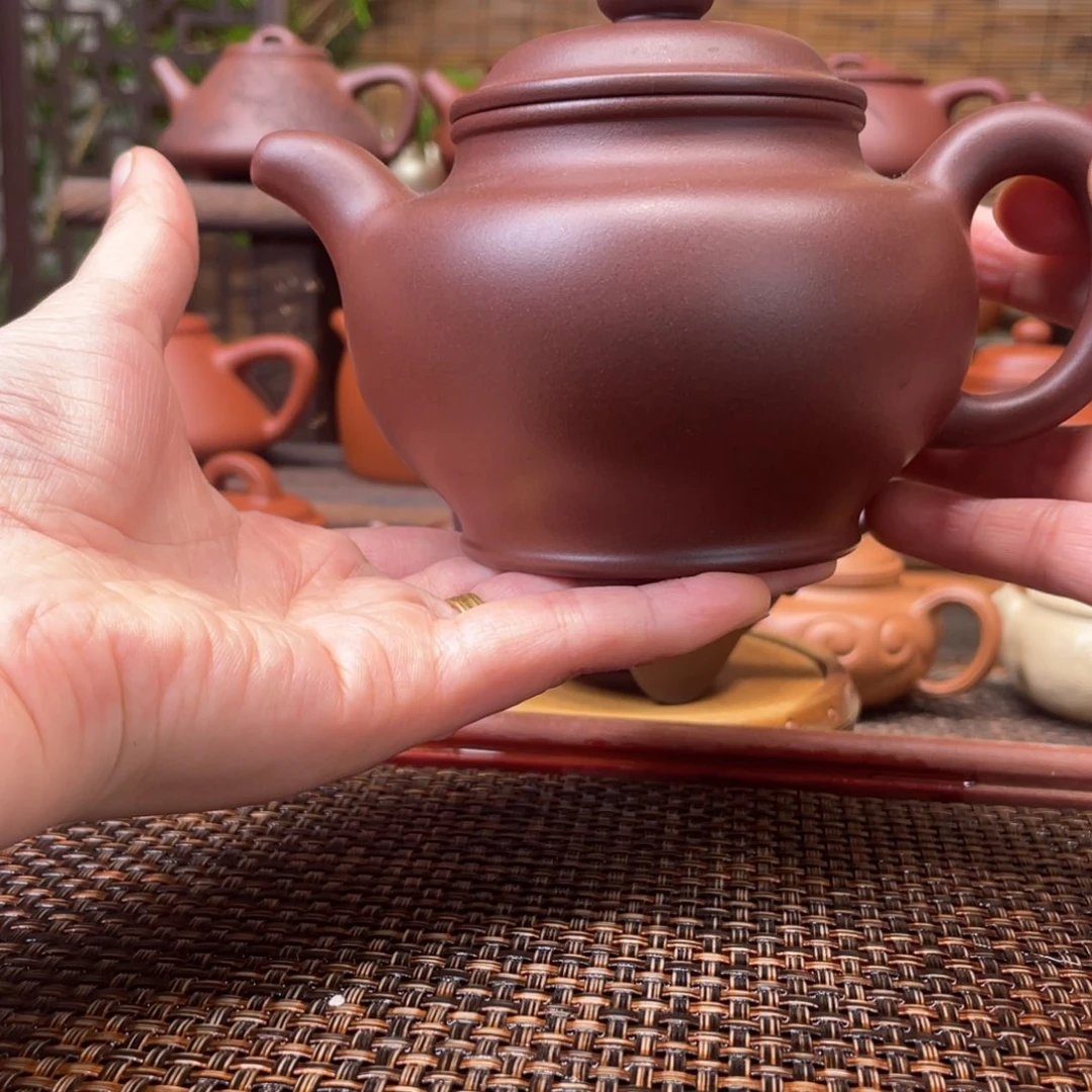 茶壶紫砂宜兴原矿紫砂手工制350