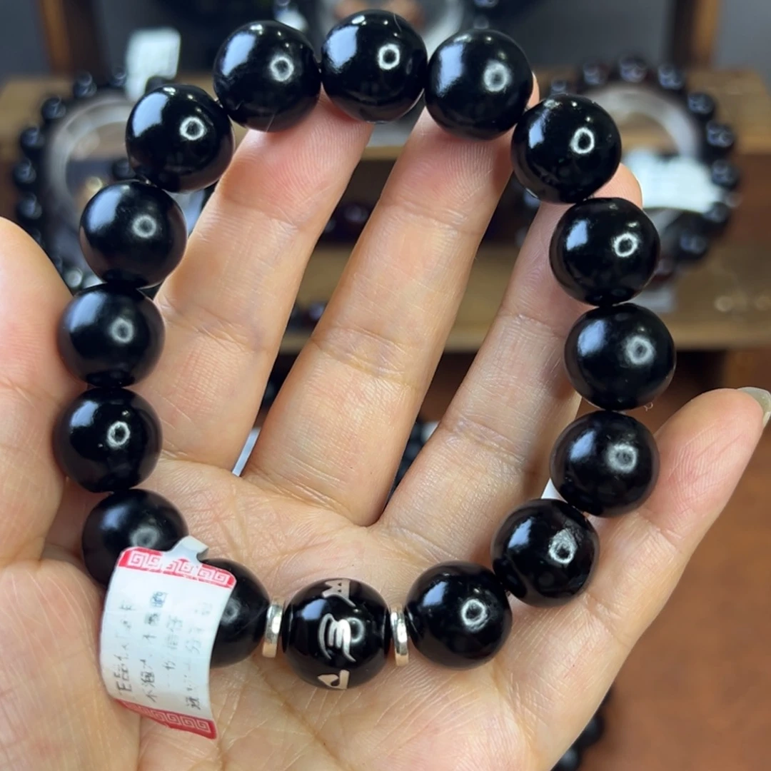 天*哥极致款手串卡14.6毫米16颗籽银管➕六字