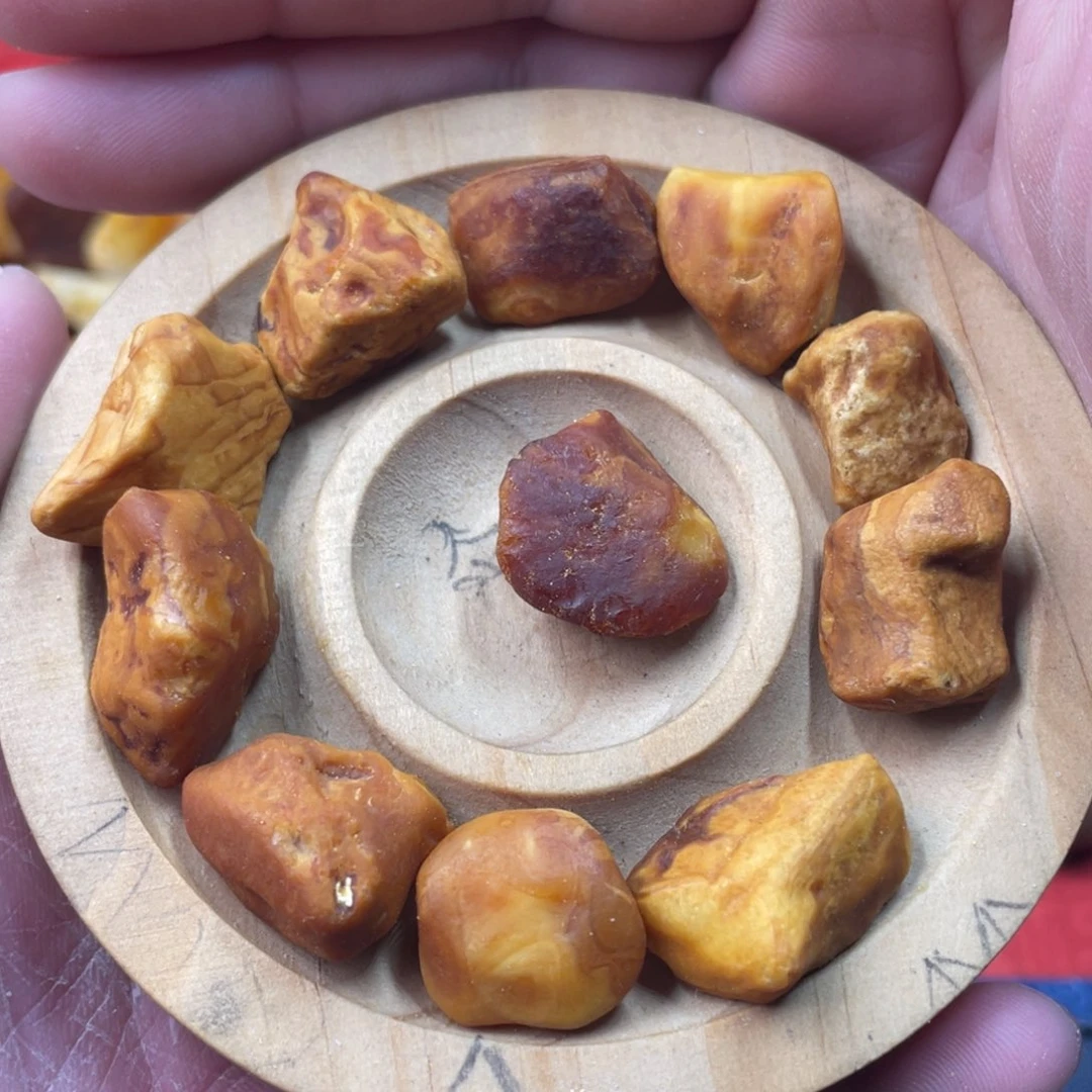 定制琥珀未镶嵌蜜蜡订制手串