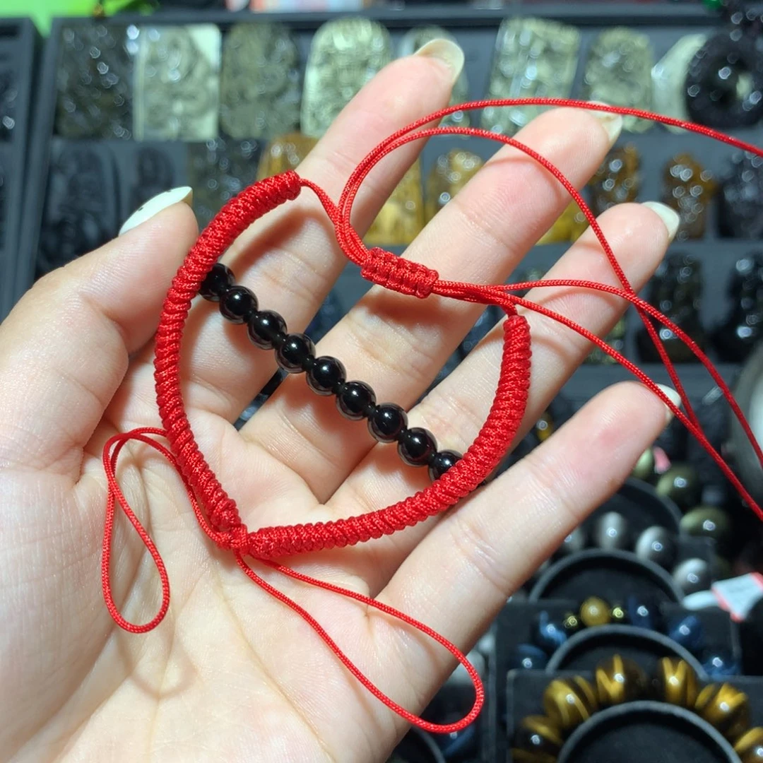 未镶嵌黑曜岩手链一*一