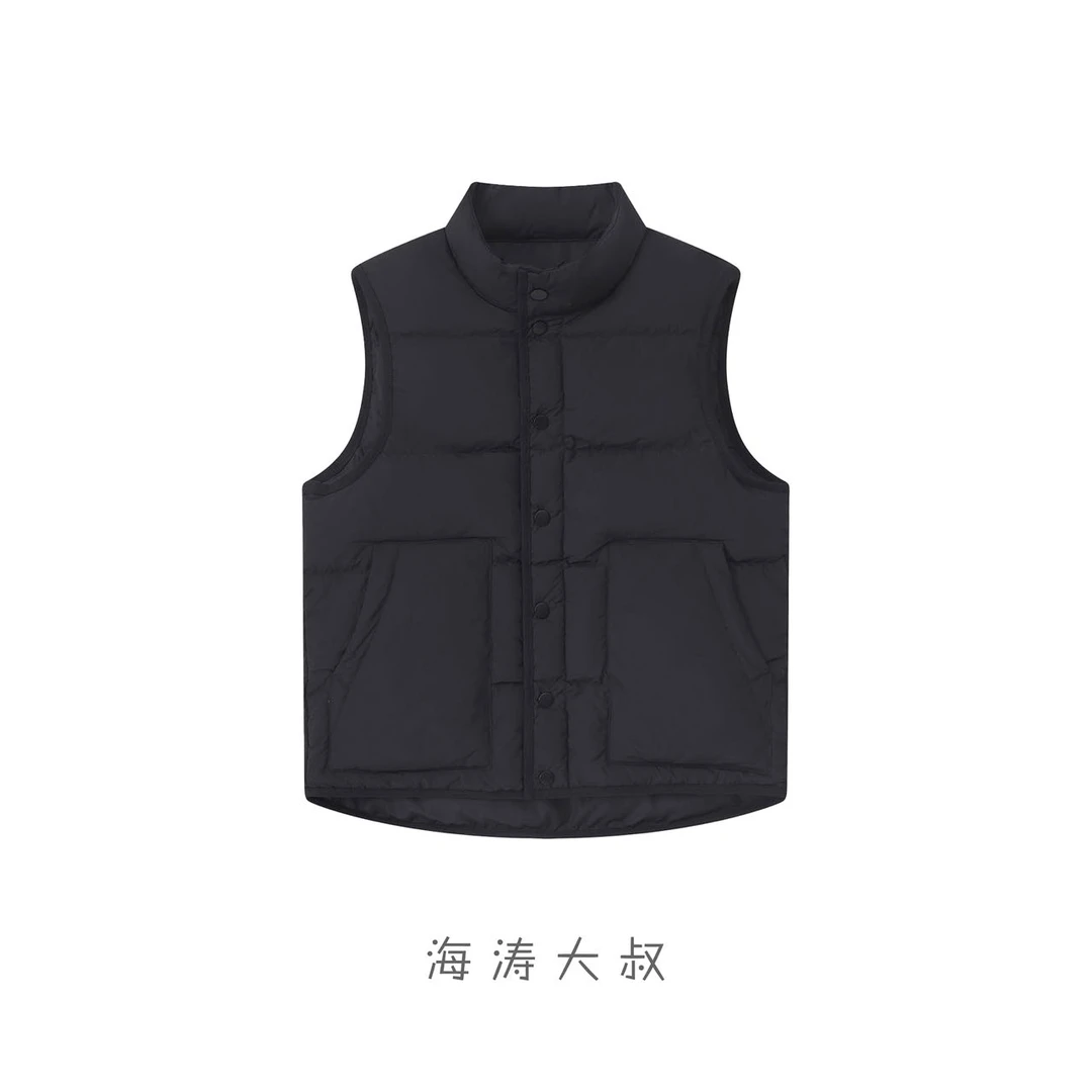 【618大促】轻便90白鸭绒立领保暖马甲 GJ3301Y