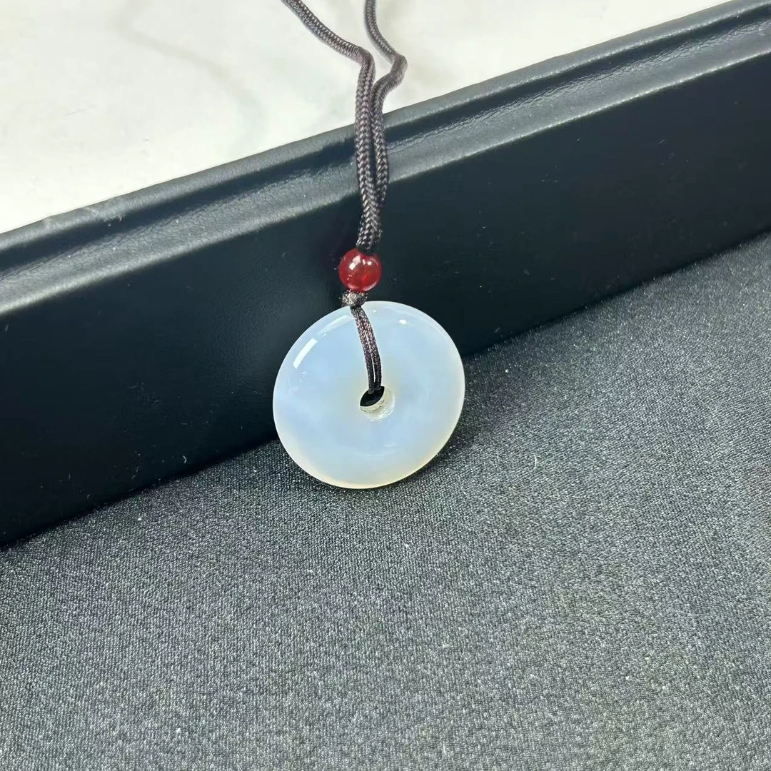 【睿泽鉴宝】玉髓紫罗兰平安扣吊坠多样性发一 30*30*6* GS5217