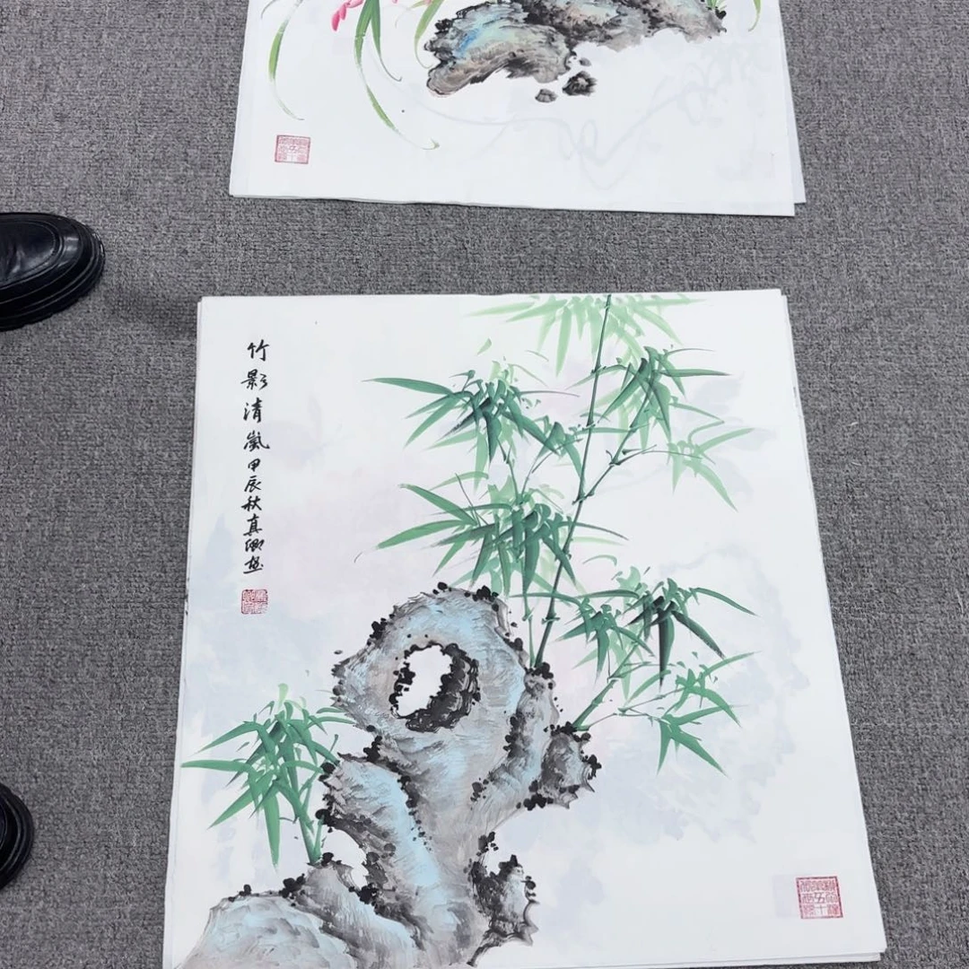 国画国画作品多次
