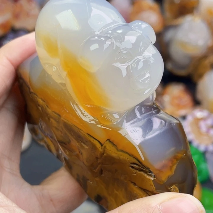 未镶嵌天然玛瑙/玉髓