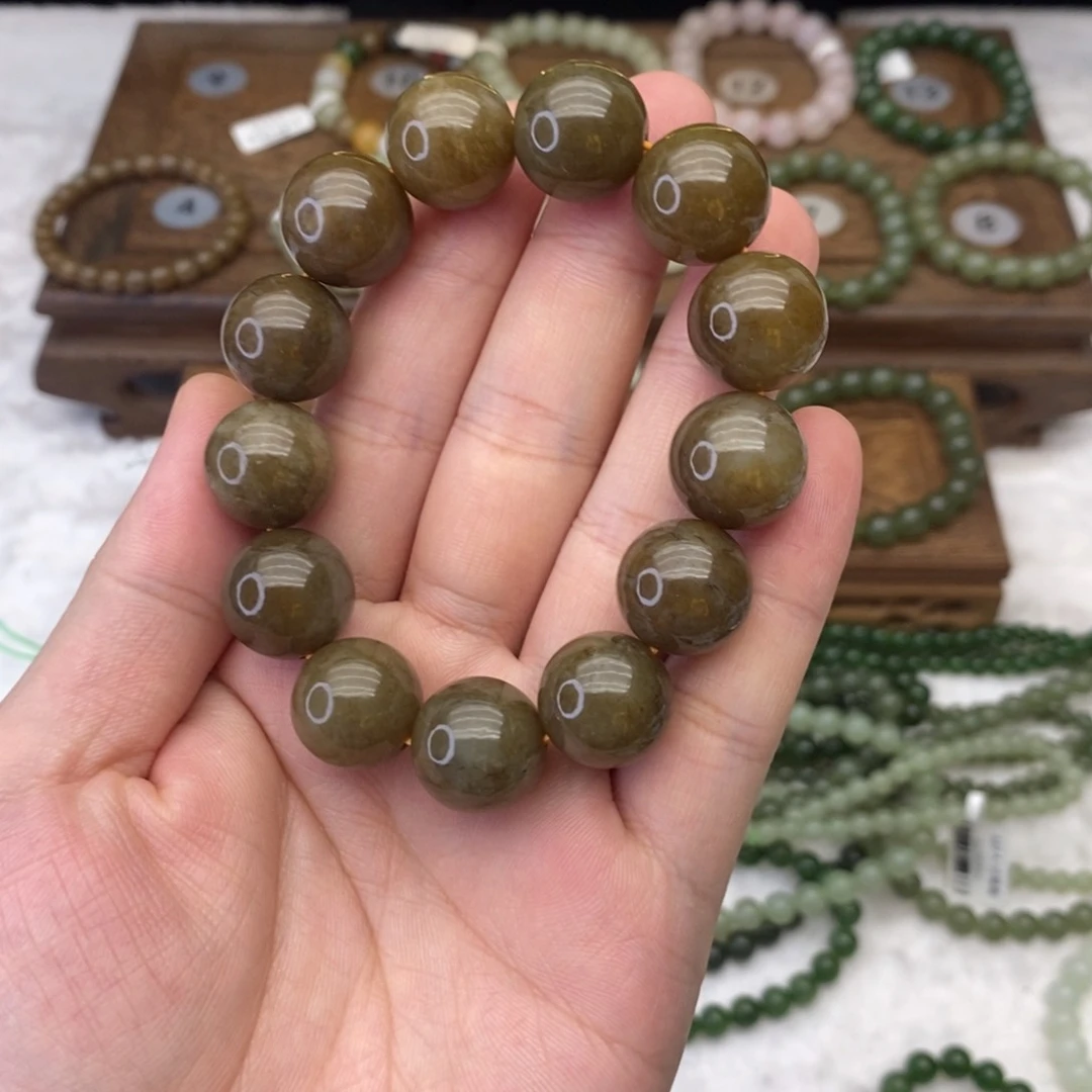 手链未镶嵌和田玉糖玉卡16