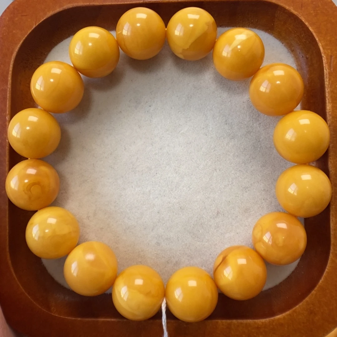 蜜蜡未镶嵌手串蜜蜡