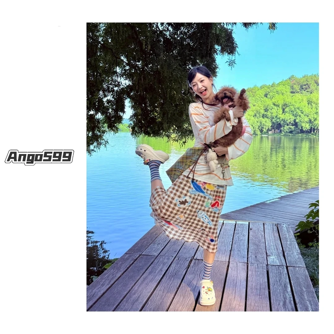 漂流一夏*夏日趣味海边沙滩派对设计感半身裙