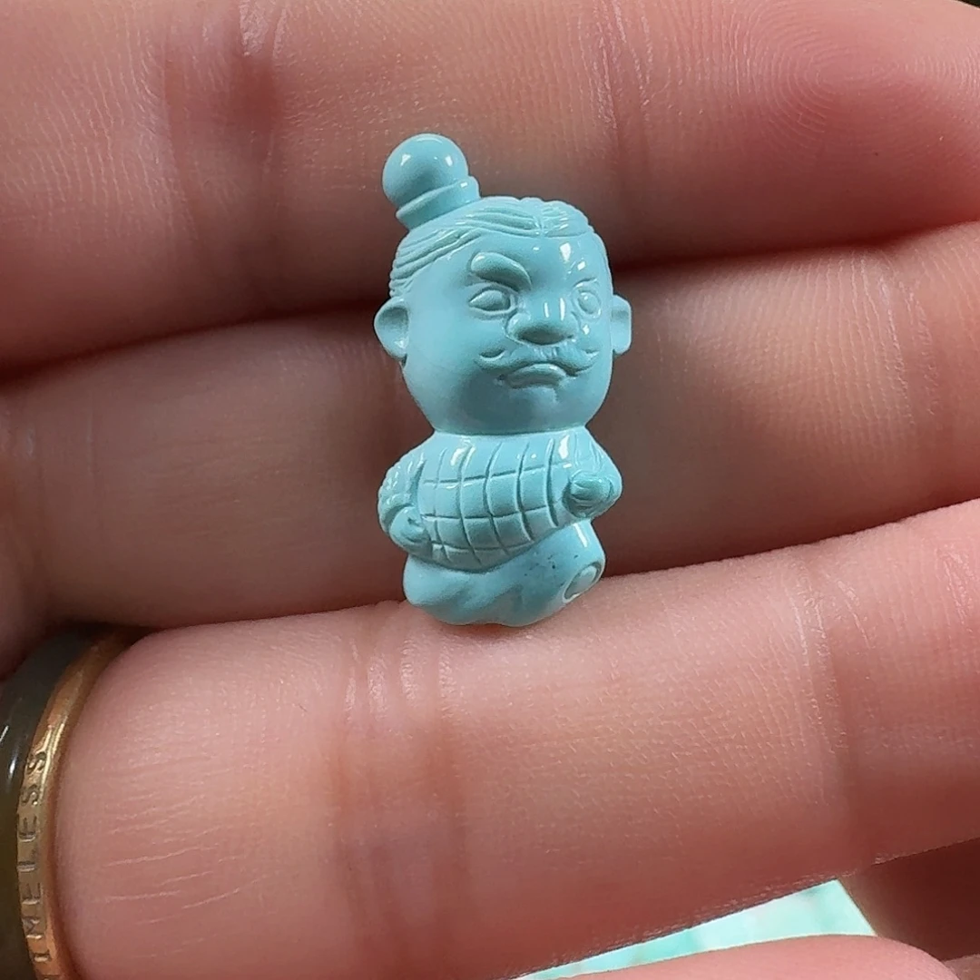 绿松石未镶嵌颈饰