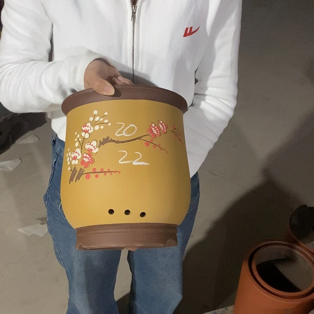 紫砂花盆紫砂花盆