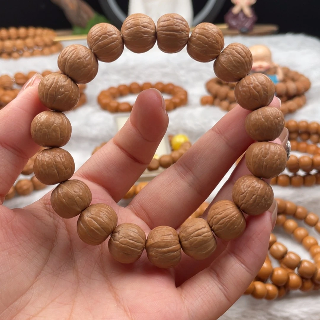猴头核桃手串原皮双鳍南瓜