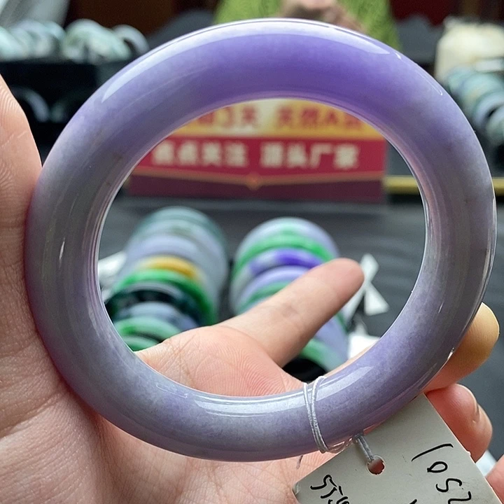未镶嵌手镯翡翠55➕圆条